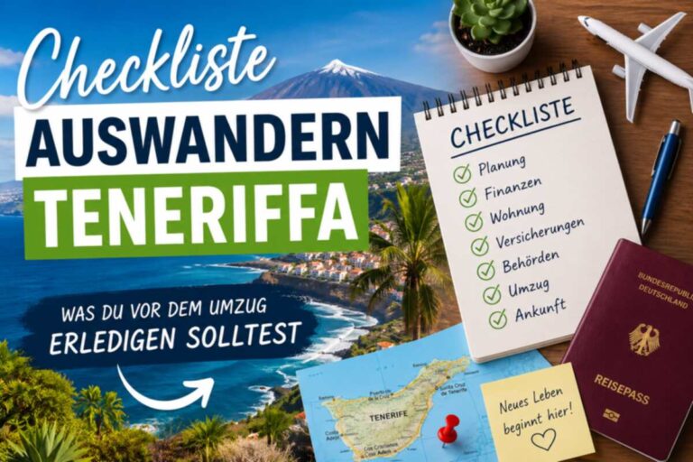 Checkliste Auswandern Teneriffa – was du vor dem Umzug erledigen solltest
