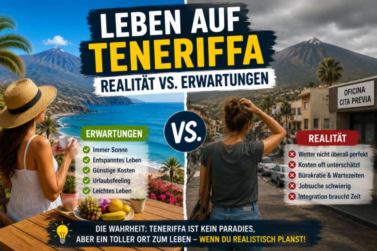 Erwartung vs Realität Teneriffa Auswandern